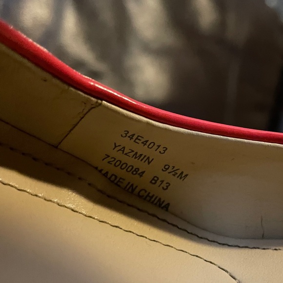 Calvin Klein Yazmin Patent Leather Wedge Pumps - Picture 9 of 10